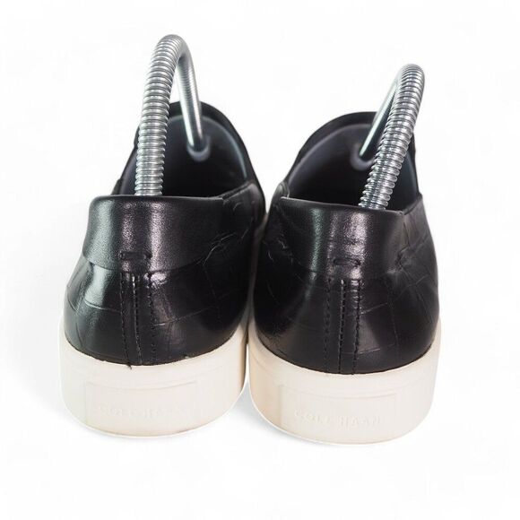Cole Haan Grandpro Spectator 2.0 Croc Slip-on Loafers Black W21658 Women's 8.5B - Picture 5 of 11